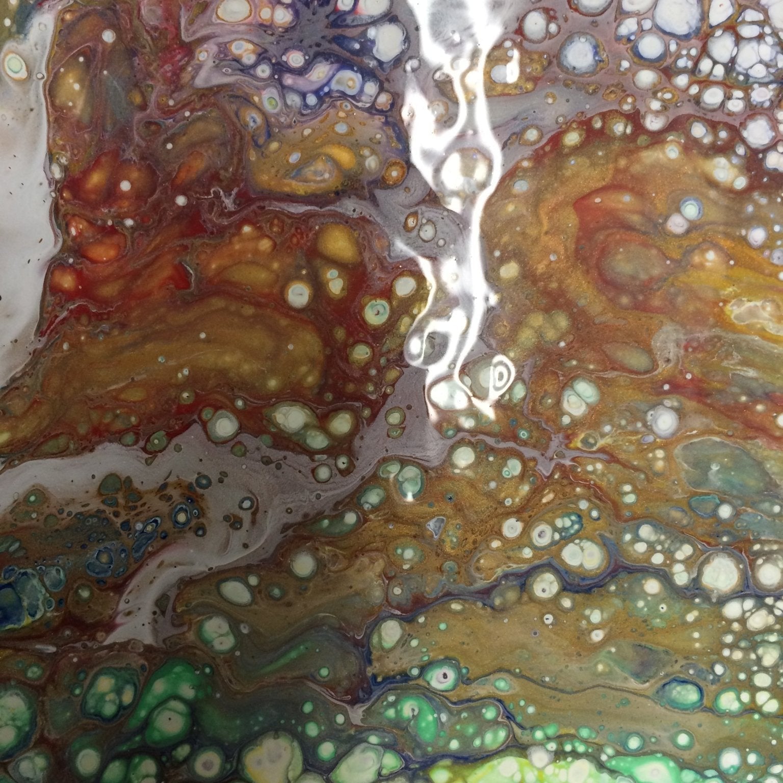 Acrylic Pouring Class: Create Your Unique Masterpiece - Green Living By Design - September - All Cheri's Intriguing Crystals LLCClass