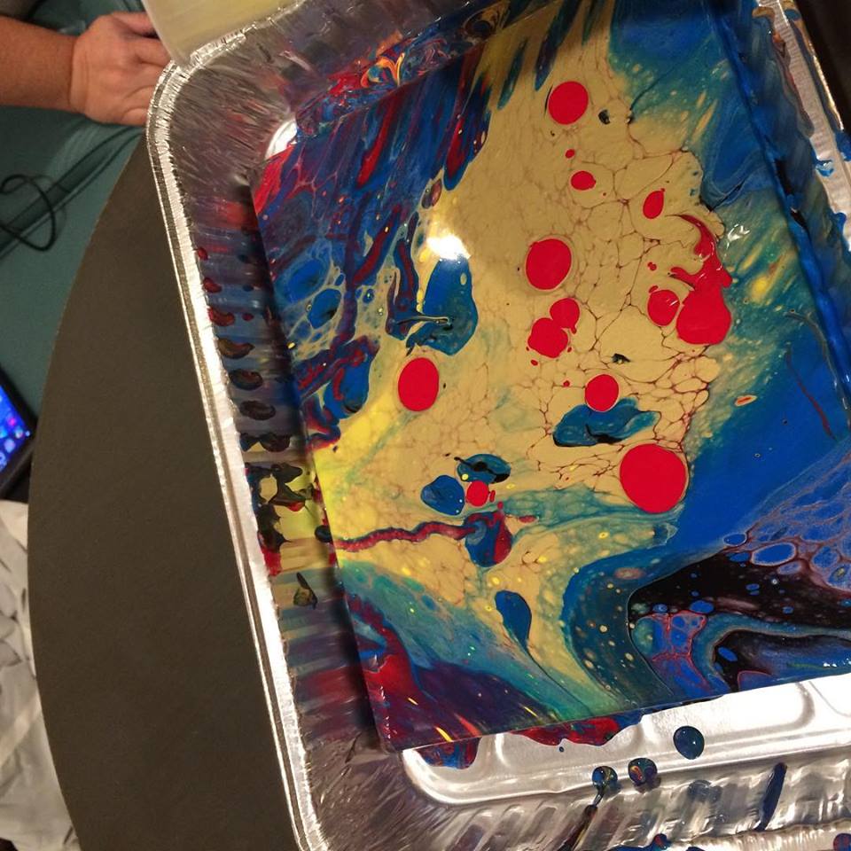 Acrylic Pouring Class: Create Your Unique Masterpiece - Green Living By Design - September - All Cheri's Intriguing Crystals LLCClass