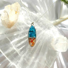 Aligned Energies Crystal Split Oval Pendant - All Cheri's Intriguing Crystals LLCNecklace